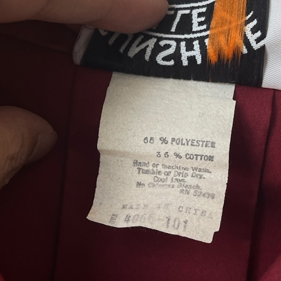 VTG SUNSHINE ALLEY TEA DRESS SHIRT DRESS + BELT Red Retro Two Toned Dress 16 - Picture 9 of 12